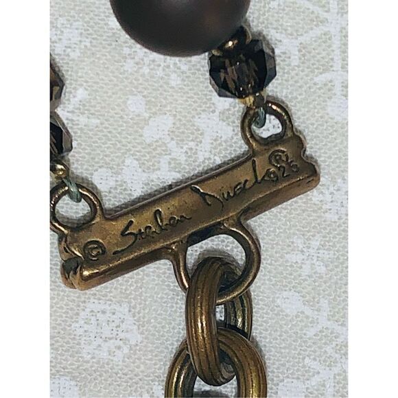 Vintage Stephen Dweck 925 Multi Stone Double Stranded Chunky Necklace 20” - Picture 8 of 16